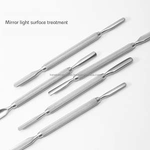 Empujador de Cutículas Profesional de Doble Punta, Cuchara Limpiadora de Uñas de Acero Inoxidable, Herramienta de Manicura Fácil de Usar, Logotipo Personalizado, Venta al Por Mayor - Product Image 2