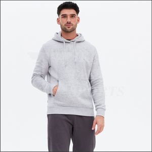 New Fashion Men Autumn Winter Hoodies Street <b>Long</b> <b>Sleeve</b> Loose Solid Color Casual Fleece <b>Tops</b> White Hoodies <b>Thermal</b> Wholesale - Product Image 4