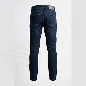 Jeans de Mezclilla Elástica de Alta Calidad, Lavados, con Patrón Sólido, Transpirables, Ecológicos, Elegantes, Cómodos, Opciones para Hombre, Color Personalizado - Product Image 2