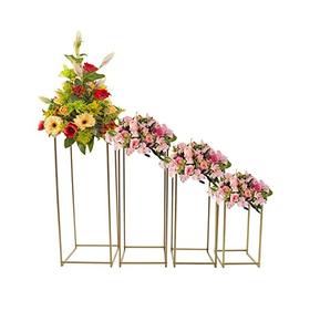 Home Wedding Decoration Centerpieces High Quality Metal Gold Flower <b>Stand</b> Tabletop Centerpieces Wedding Flowers - Product Image 2