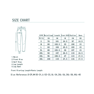 Hip Hop Streetwear Hommes Stacked Denim Jeans Droit Évasé Boot Cut Denim Pantalon Avec Panneaux Latéraux Hommes Stacked Sand Wash Jeans - Product Image 6