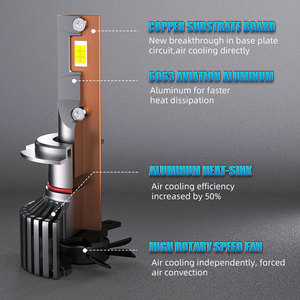 Bombilla LED para Faros Delanteros Popnow a Precio Económico, Luces LED para Autos H4 H7 H11 9005 9006 - Product Image 4