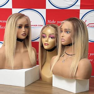 ¡Peluca para el verano 2024! Peluca recta de hueso de pelo de alta calidad Peluca de alta calidad Listo para enviar color ombre - Product Image 5