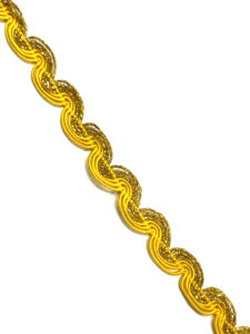 319008 colores múltiples de alta calidad para la opción 8mm 100% poliéster metálico Ric Rac encaje Trim - Product Image 6