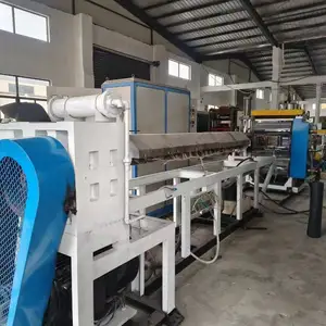 Usato PET/PS/PP filo di plastica estrusore per cartone di plastica per pelletizzazione e produzione di piastre con motore e cuscinetto