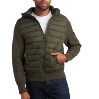 Nouvelle veste matelassée personnalisée coupe-vent pour homme, doudoune gonflée, veste d'hiver personnalisée pour homme