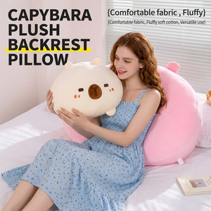 Oso de Peluche Rosa Aika Kawaii, Súper Suave, Relleno de Algodón PP, Cojín <span class=keywords><strong>Mochi</strong></span> para Aliviar el Estrés, Almohada Suave para Abrazar, Decoración de Dormitorio - Product Image 4