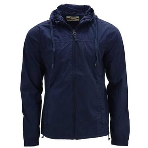Chaqueta cortavientos impermeable para hombre de alta calidad, prendas de vestir deportivas ligeras, abrigo con cremallera bordada y chaqueta con capucha - Product Image 3