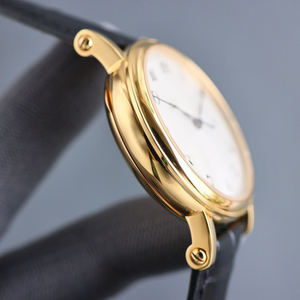 Reloj Mecánico Automático Clásico para Hombre, con Caja de Oro de 18K, Correa de Cuero de Cocodrilo Negro, Visualización de Fecha, Formal y de Negocios - Product Image 2