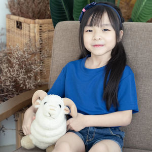 T-shirt imprimé unisexe pour enfants Ultifresh, col rond, manches courtes, logo au dos, écologique, respirant, séchage rapide, 100% coton - Product Image 1