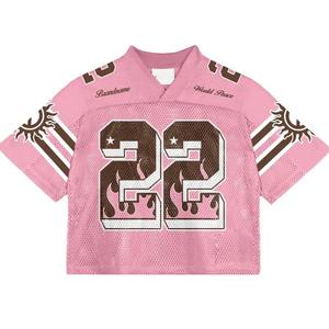 Custom High Quality American <b>Football</b> Jersey Sublimation Design with Team Crop Top Plus Size Streetwear American <b>Football</b> jersey - Product Image 2