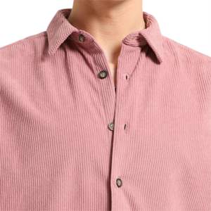 Camisa de pana ajustada para hombre Aspecto a medida con tela Premium para un estilo nítido y cómodo - Product Image 6