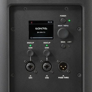 Altavoz activo PA EON715 original de 15 pulgadas y 650W RMS con XLR, color negro, disponible. - Product Image 3