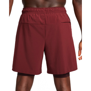 Shorts de sport 2 en 1 pour homme avec doublure de compression, logo personnalisé, séchage rapide, entraînement fitness, couleur unie, shorts pour homme - Product Image 3