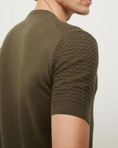 Jersey de punto de manga larga con cuello redondo para hombre con estilo 100% algodón suave para ropa de invierno y primavera con logotipo personalizado y bordado - Product Image 2