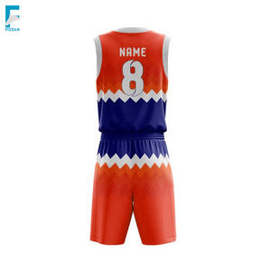 Uniforme de basket-ball sur mesure de la meilleure qualité, nouveau design, ensemble d'été, 100% polyester, logo imprimé, taille plus, respirant - Product Image 2