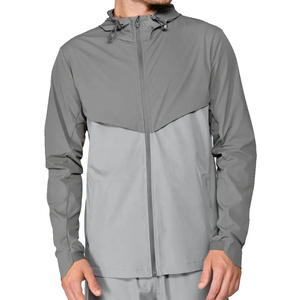 2025 nouvelle mode en gros plaine coton lavé décontracté hommes col montant Bomber veste de haute qualité Logo personnalisé grande taille - Product Image 1