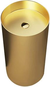 Éviers de luxe modernes ronds en laiton finition dorée pour salle de bain, cuisine, hôtel et restaurants – Évier de haute qualité - Product Image 2