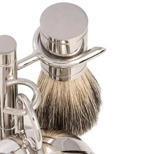 มีดโกนหนวดสแตนเลสอย่างดี สำหรับโกนหนวดแบบเปียก ใช้ได้ทั้งใบหน้าและร่างกาย ด้ามจับโลหะแข็งแรง ผลิตด้วยมือ ใบมีดเดี่ยว - Product Image 4