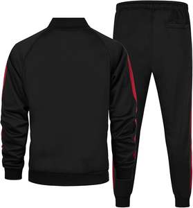 ชุดออกกำลังกายมีซิปสำหรับผู้ชาย, สเวตเชิ้ตไร้ตะเข็บแห้งเร็วกันลมชุดฝึกยิมสำหรับคุณแม่ - Product Image 6