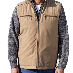 เสื้อกั๊กกันหนาวสำหรับผู้ชายเสื้อกั๊กกันหนาวสำหรับใส่ทำงานในสวนน้ำหนักเบาคอตั้งกันน้ำ - Product Image 1