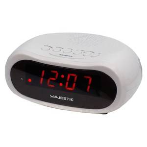 Reloj Despertador Majestic SVE 232 Blanco, Relojes de Escritorio y Mesa - Product Image 1