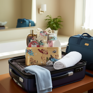 Set da Viaggio per la Cura della Pelle Berry Beautifull con Cestino da Bagno, Pratico per gli Essenziali in Movimento - Product Image 3