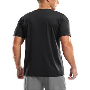 T-shirt à manches courtes à col rond décontracté pour homme, imprimé sur mesure, de grande taille, à épaules tombantes, de haute qualité, téléchargé par Dress Sports - Product Image 2