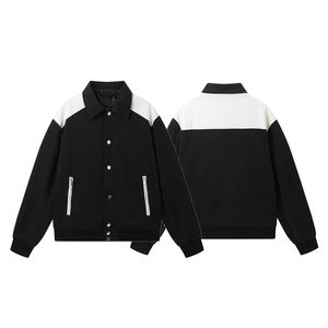 2025 chaquetas universitarias con logotipo personalizado para hombre, Mangas de cuero, bordado de chenilla, chaquetas universitarias con letras de béisbol OEM de alta calidad - Product Image 1