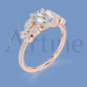 Anillo tradicional Jadau de 10K para novias - Product Image 1
