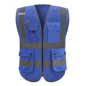 Veste de sécurité pour pompiers en polyester 100% personnalisée en gros, imperméable, coupe-vent, respirante, réfléchissante, haute visibilité, vêtements de travail chauffants - Product Image 5