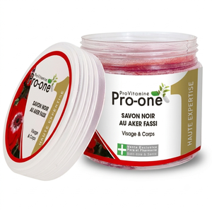 PRO ONE Aker Fassi Eco-Friendly <b>Antibacterial</b> Herbal Black Soap <b>Cream</b> for Body Care - Product Image 1