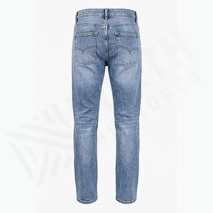 Pantalones Vaqueros de Alta Calidad para Hombre, Corte Ajustado, Estilo Casual, Pantalones Ajustados de Moda Urbana, Duraderos, Color Personalizado, Venta al por Mayor - Product Image 2