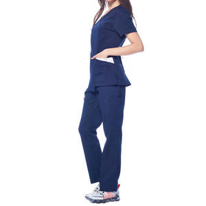 2022 gommage costumes uniforme médical Spandex Stretch respirant femmes gommage ensembles soins infirmiers gommages uniformes - Product Image 4
