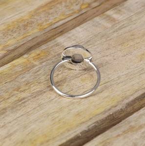 แหวนแต่งงานมูนสโตนสีเงินสเตอร์ลิงสำหรับ925ของผู้หญิงแหวนเพชรสไตล์ลาริมาร์การตั้งค่าแบบคลาสสิกส่งตรงจากร้าน - Product Image 6