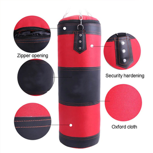 Sac de boxe Kick Boxing en cuir sacs de boxe lourds équipement de gymnastique de boxe conception personnalisée MMA formation boxe sac de boxe - Product Image 2