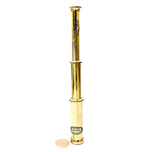 Kính Viễn Vọng Bằng Đồng Sáng Bóng Theo Chủ Đề Đồ Dùng Ngoài Trời Giá Lớn Kính Hiển Vi Nhìn Đêm Kim Loại Màu Trơn Cầm Tay Hợp Thời Trang Hàng Hải - Product Image 4