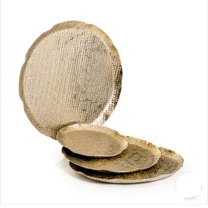 Vaisselle artisanale Plateaux de service alimentaire Plat de service artisanal Décoration de table pour fête de mariage Plateau de service traiteur - Product Image 3