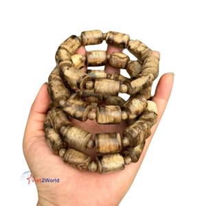 Bracelet de perles de bois de luxe de qualité supérieure meilleur bijoux de haute qualité pur Vietnam Bakhoor bois d'agar Oud odeur douce - Product Image 3