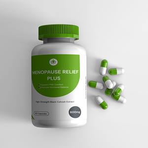 Customized Black Cohosh Extract 10:1 Capsules, Actaea racemosa, <b>Menopause</b> Relief PMS Support, High Strength & Quality - Product Image 1