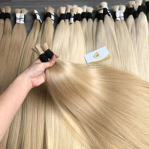 Minh Khang Premium Hair propose des cheveux vietnamiens de haute qualité, en vrac, lisses, Remy, doux, soyeux, vierges, non traités, de luxe, 100g. - Product Image 1