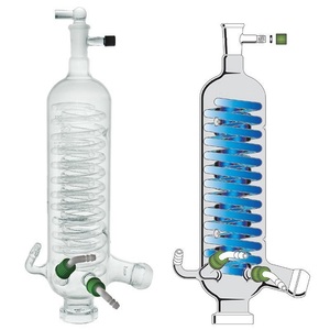 Bobina revestida de condensador de vidrio de borosilicato personalizable OEM varios tamaños (19/26) Material de PC laboratorio químico 100 piezas - Product Image 4