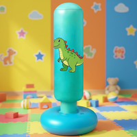 Sac de frappe lourd avec support de boxe pour l'entraînement de décompression des enfants, rempli d'eau, en PVC avec logo imprimé