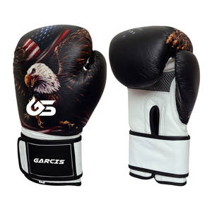 Guantes profesionales de cuero de nuevo estilo de alta calidad, equipo de entrenamiento impermeable para artes marciales y boxeo - Product Image 1