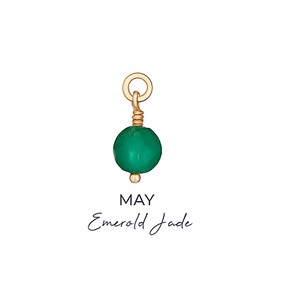 Tiny Emerald Birthstone <b>Charm</b> 3mm Round Faceted Stone, Wire Wrapped Handmade Gemstone Pendant Necklace <b>for</b> <b>Jewelry</b> <b>Making</b> - Product Image 1
