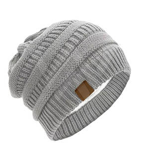 Hot Selling Winter Plain Dyed Custom <b>Streetwear</b> <b>Beanie</b> Hat Cotton/Wool Warm Knitted Common Fabric Image Style Hand Embroidery - Product Image 4