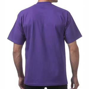 Camisetas de Algodón 100% para Hombre, Estilo Casual y Simple con Diseño de Ribete, Tejido de Punto de Primera Calidad, Venta al Por Mayor - Product Image 6