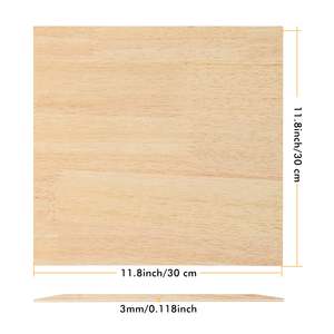 Contrachapado de Madera de Caucho de 3mm (6 piezas) - Product Image 3