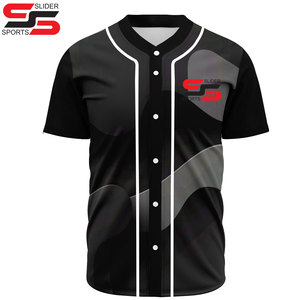 Uniformes de Béisbol Sublimados con Logotipo Personalizado de Alta Calidad 2025, Nuevo Diseño, Jersey Deportivo Transpirable de Secado Rápido - Product Image 3