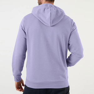 Sweat-shirts à capuche oversize de haute qualité, lourds, sans cordon de serrage, manches longues, poche kangourou, pour hommes, service OEM - Product Image 2